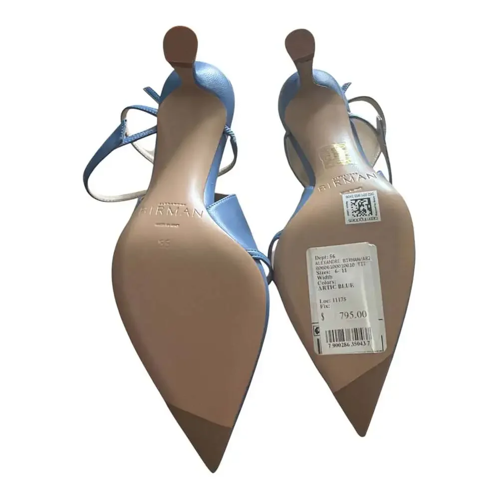 Alexandre Birman Tita 60 Slingback Heels Arctic Blue NWT Size 36